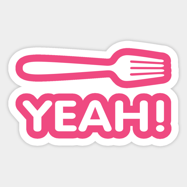 Fork Yeah Sticker by BOEC Gear